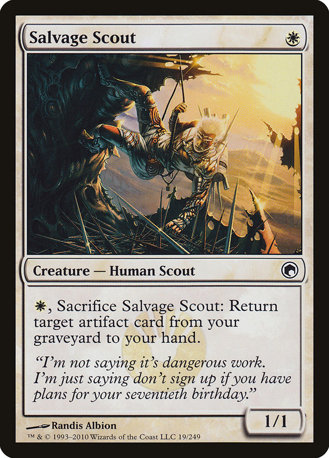 Salvage Scout, Scars Of Mirrodin Card Art
