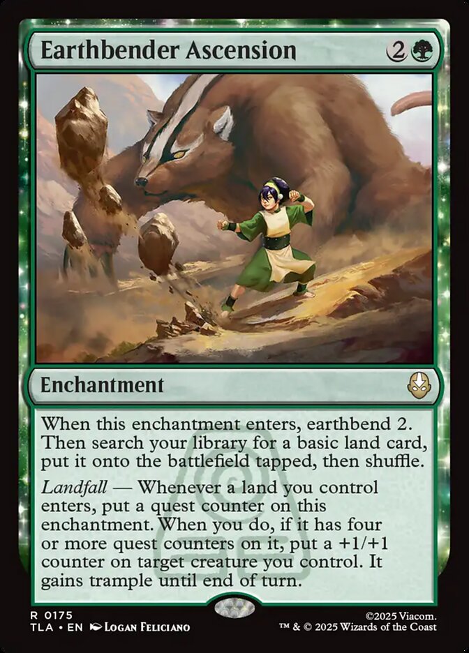 Earthbender Ascension, Avatar: The Last Airbender Card Art
