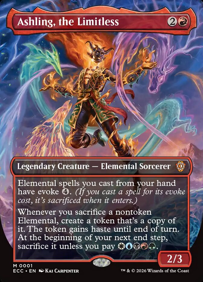 Ashling, the Limitless, Lorwyn Eclipsed Commander Card Art