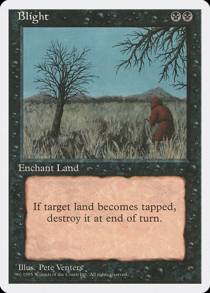 Blight, Fourth Edition Card Art