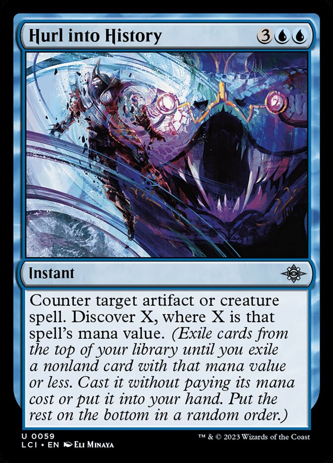 Hurl into History, The lost caverns of ixalan Card Art