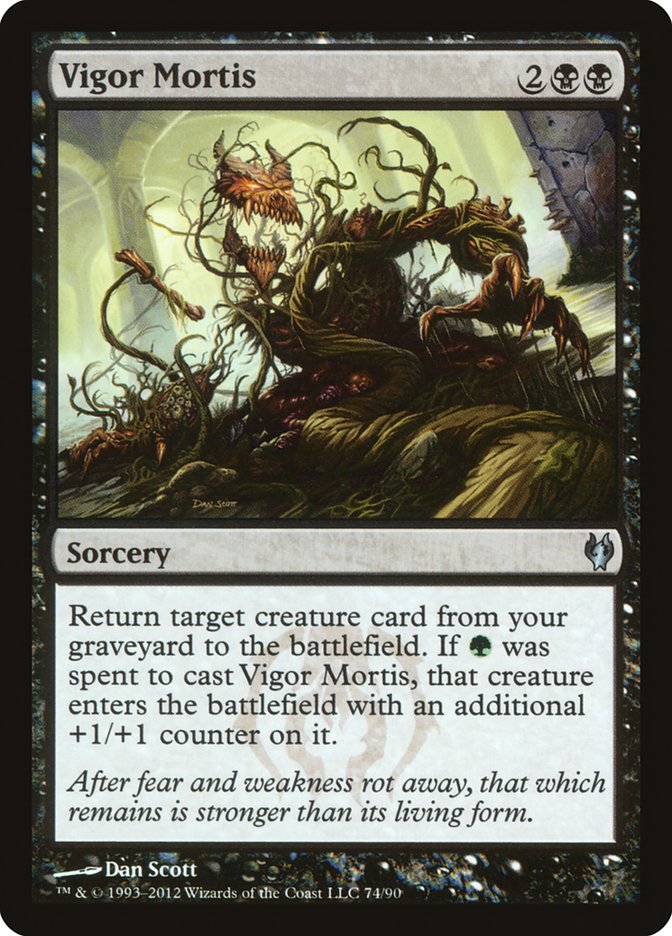 Vigor Mortis, Duel decks: izzet vs. golgari Card Art