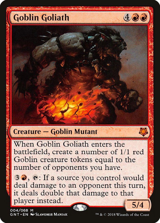 Goblin Goliath, Game night Card Art