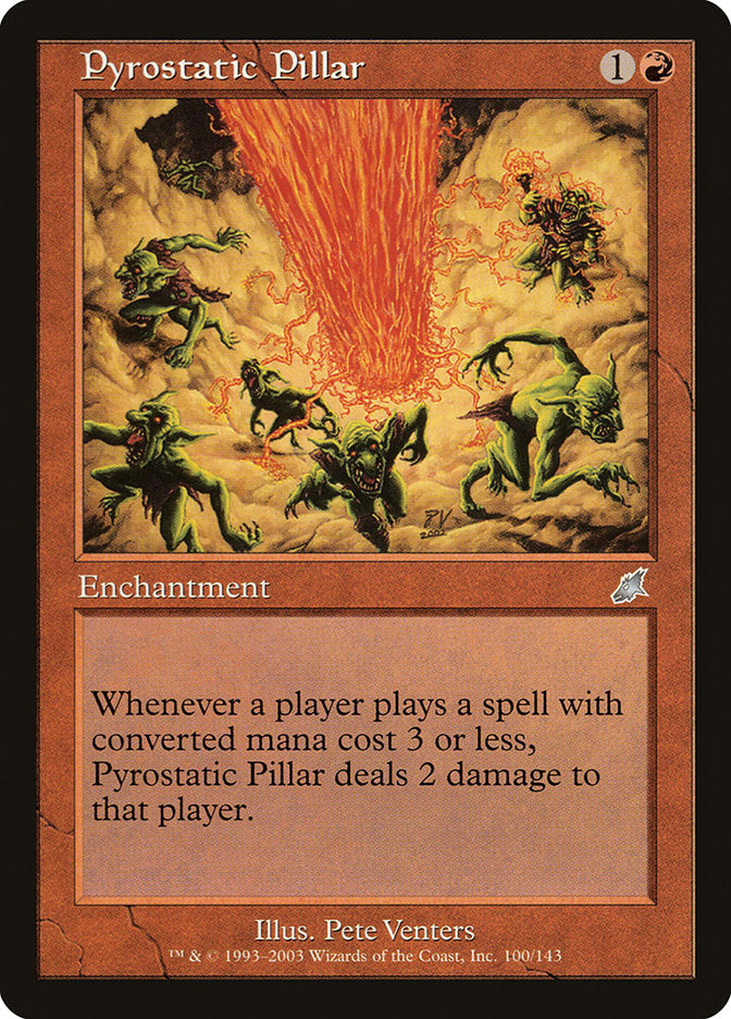 Pyrostatic Pillar, Scourge Card Art