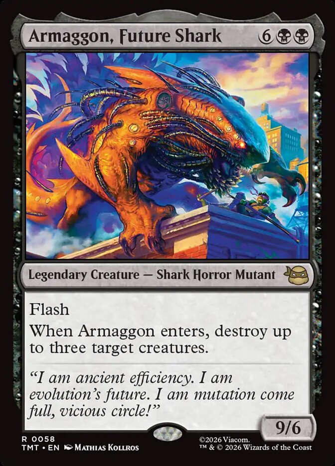 Armaggon, Future Shark, Teenage Mutant Ninja Turtles Card Art