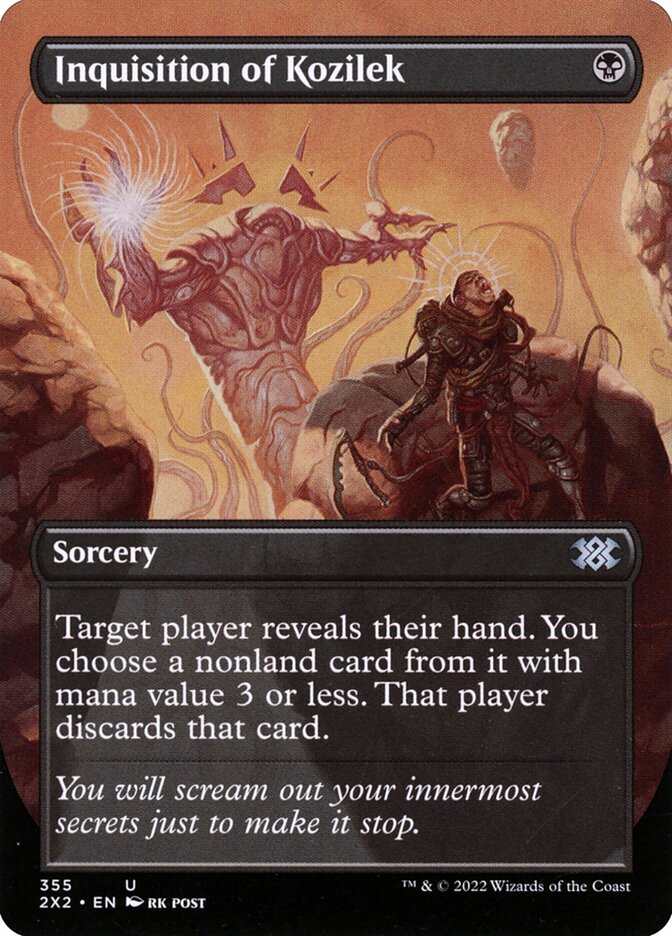 Inquisition of Kozilek, Double masters 2022 Card Art