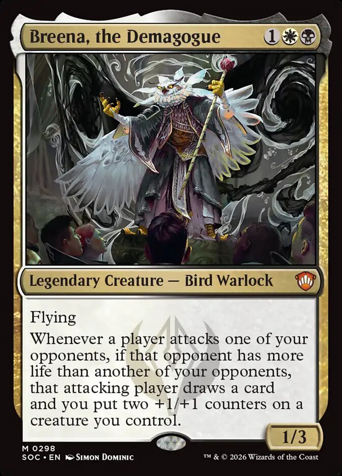 Breena, the Demagogue, Secrets Of Strixhaven Commander Card Art
