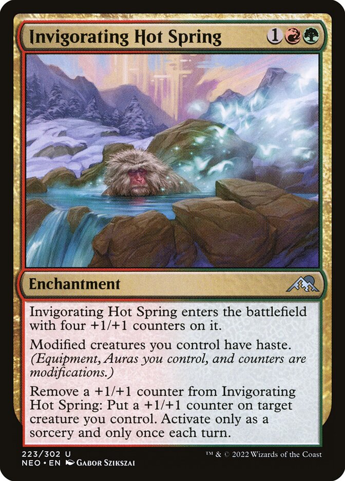 Invigorating Hot Spring, Kamigawa: neon dynasty Card Art