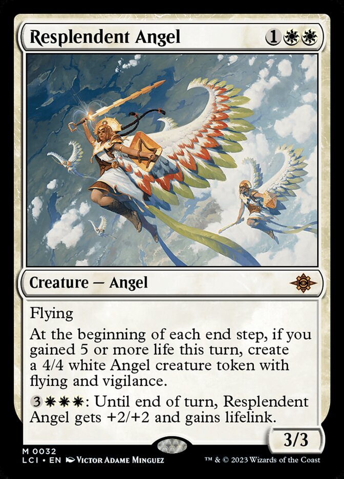 Resplendent Angel, The Lost Caverns Of Ixalan Card Art