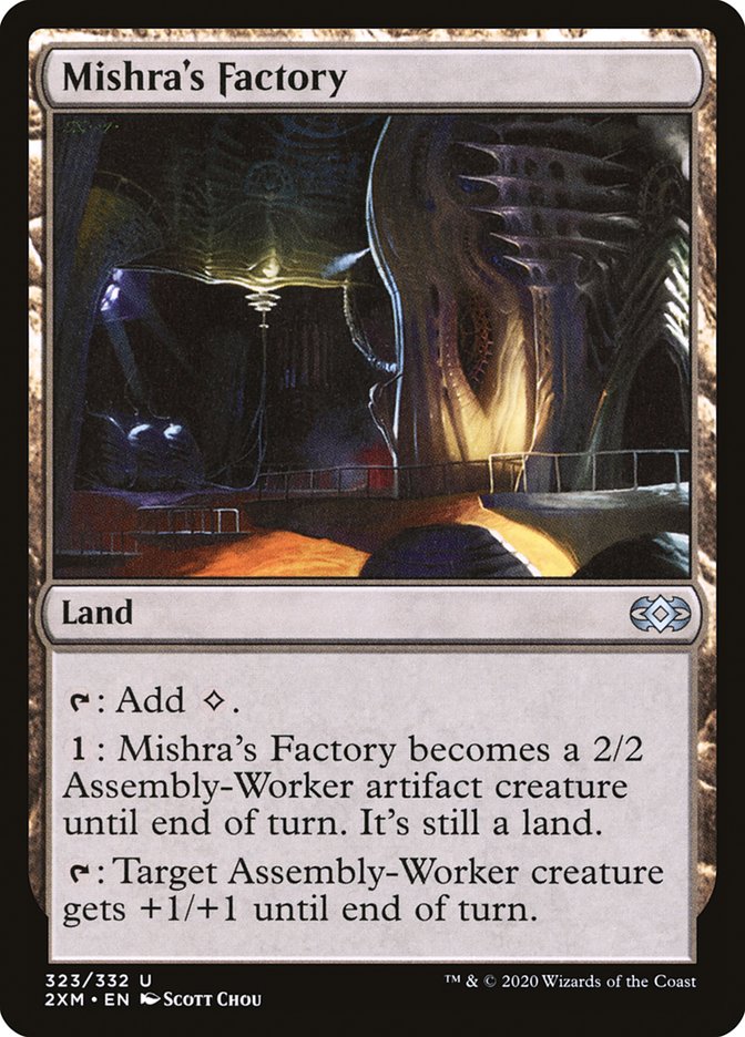 Mishra's Factory, Double masters Card Art