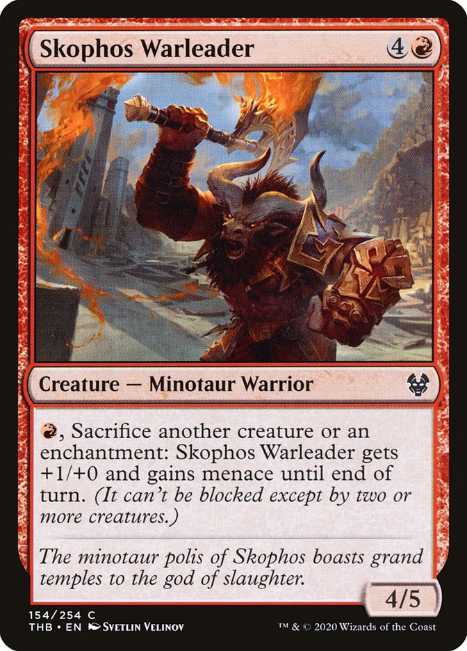 Skophos Warleader, Theros beyond death Card Art