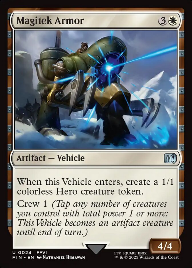 Magitek Armor, Final fantasy Card Art