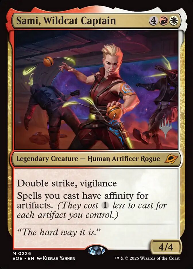 Sami, Wildcat Captain, Edge Of Eternities Promos Card Art