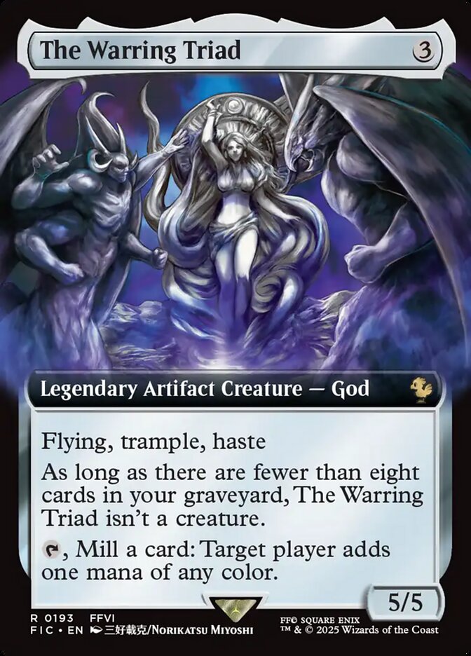 The Warring Triad, Final Fantasy Commander Card Art