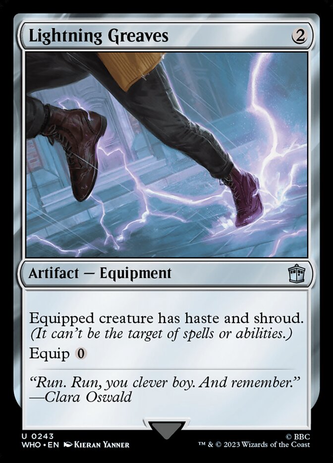 Lightning Greaves, Doctor Who Card Art