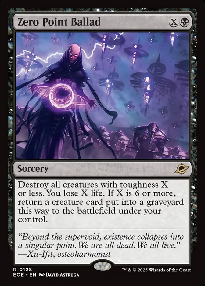 Zero Point Ballad, Edge of eternities Card Art