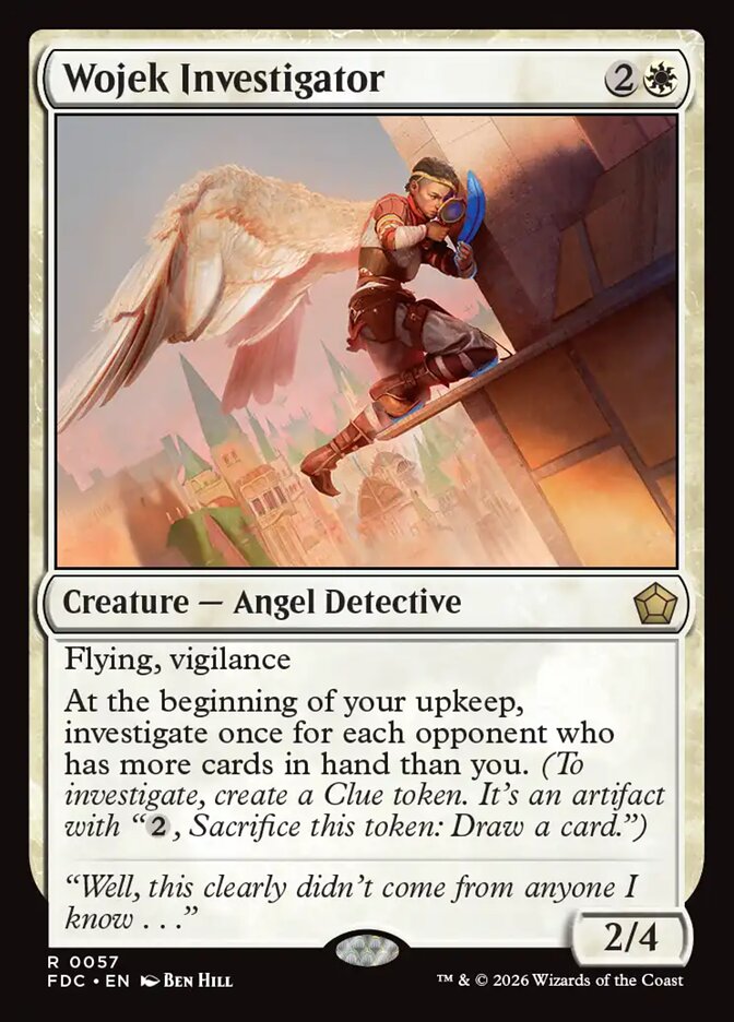 Wojek Investigator, Foundations Commander Card Art