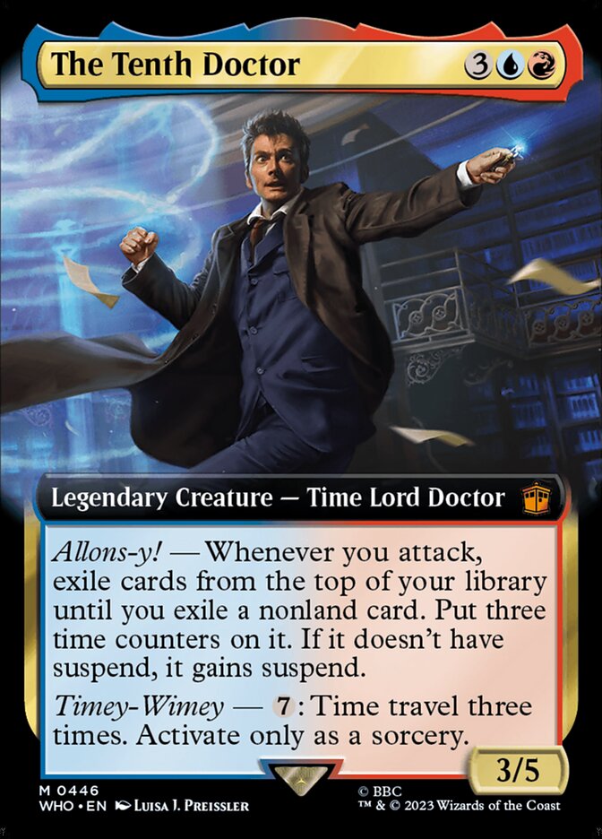 The Tenth Doctor, Doctor Who Card Art