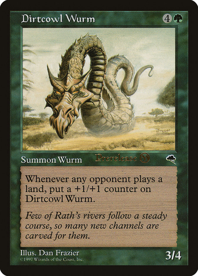 Dirtcowl Wurm, Tempest Promos Card Art