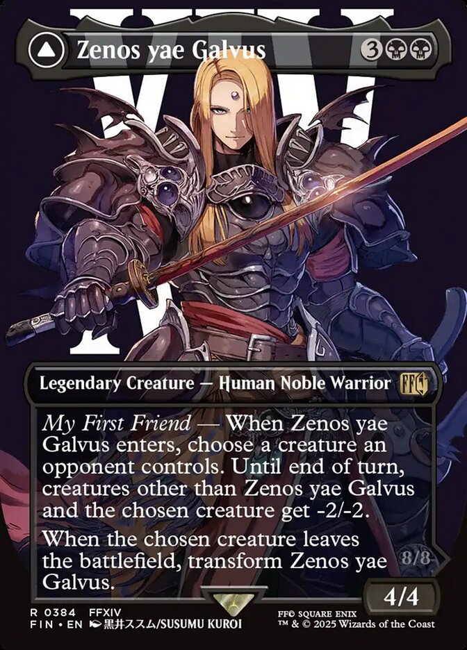 Zenos yae Galvus // Shinryu, Transcendent Rival, Final Fantasy Card Art
