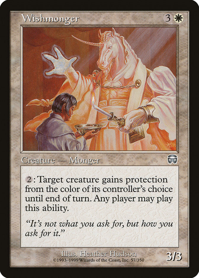 Wishmonger, Mercadian masques Card Art