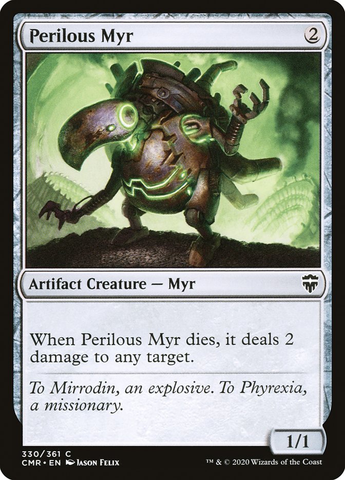 Perilous Myr, Commander legends Card Art