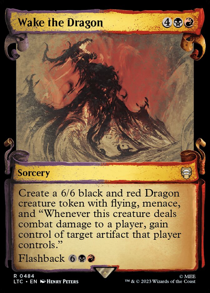 Wake the Dragon, Tales Of Middle-Earth Commander Card Art