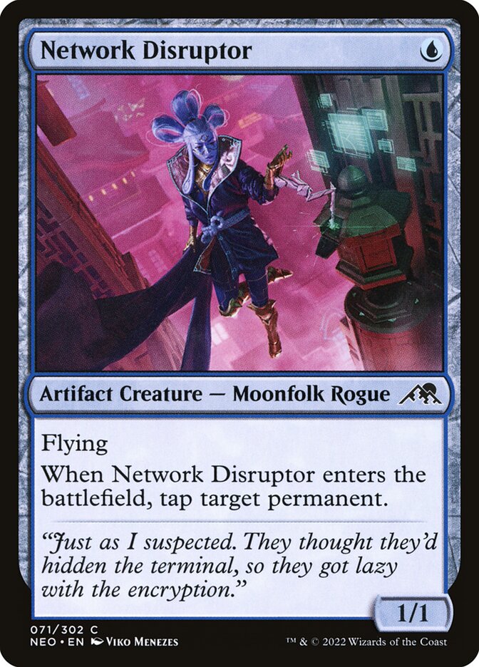Network Disruptor, Kamigawa: Neon Dynasty Card Art