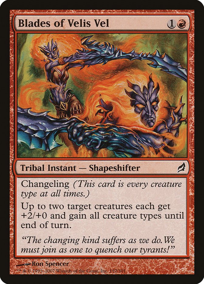 Blades of Velis Vel, Lorwyn Card Art