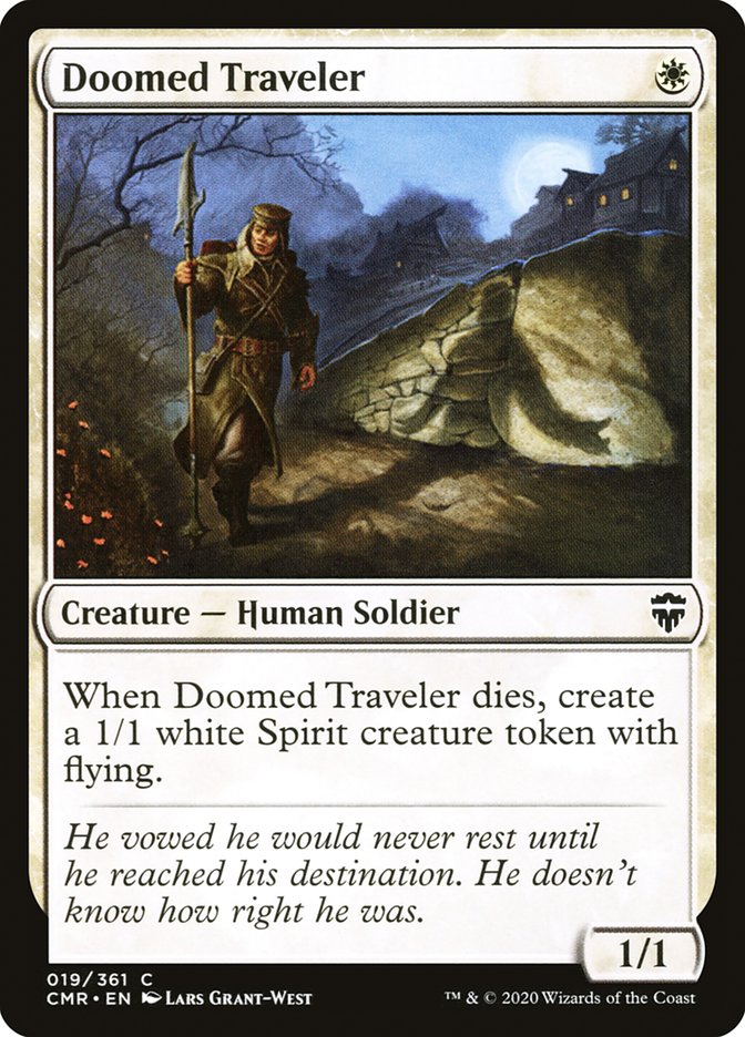 Doomed Traveler, Commander legends Card Art