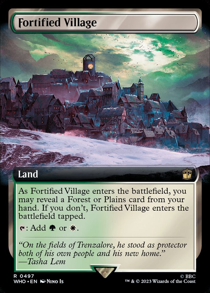 Fortified Village, Doctor Who Card Art