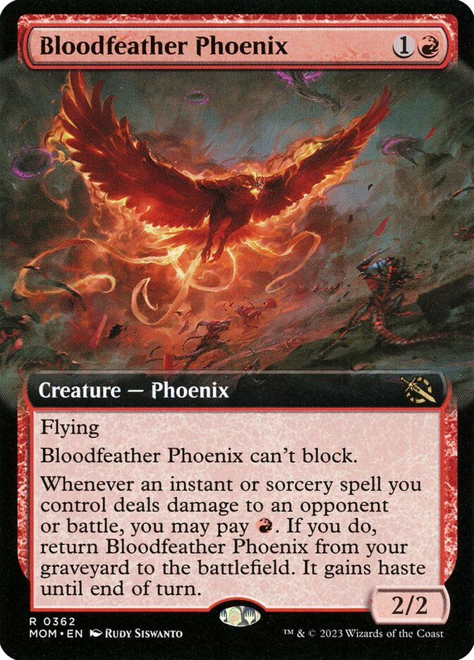 Bloodfeather Phoenix, March Of The Machine Card Art