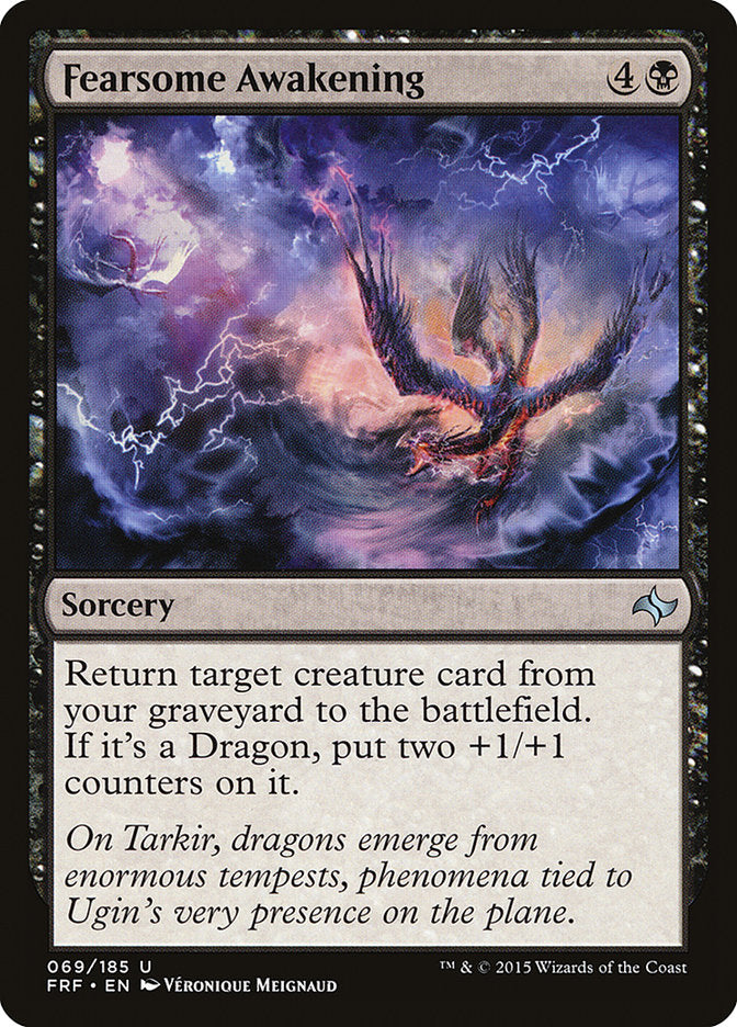 Fearsome Awakening, Fate Reforged Card Art