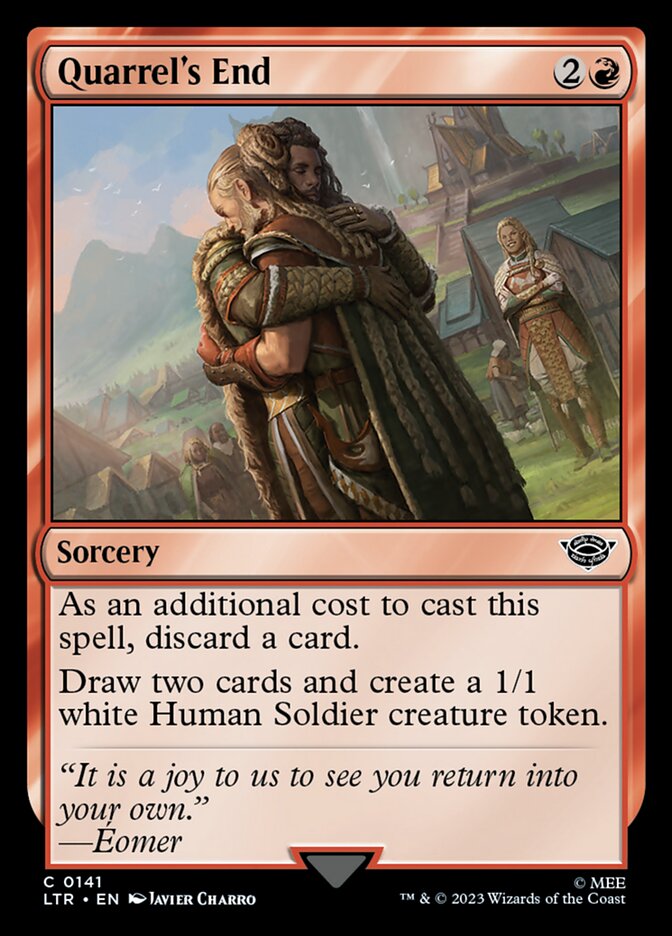 Quarrel's End, The lord of the rings: tales of middle-earth Card Art