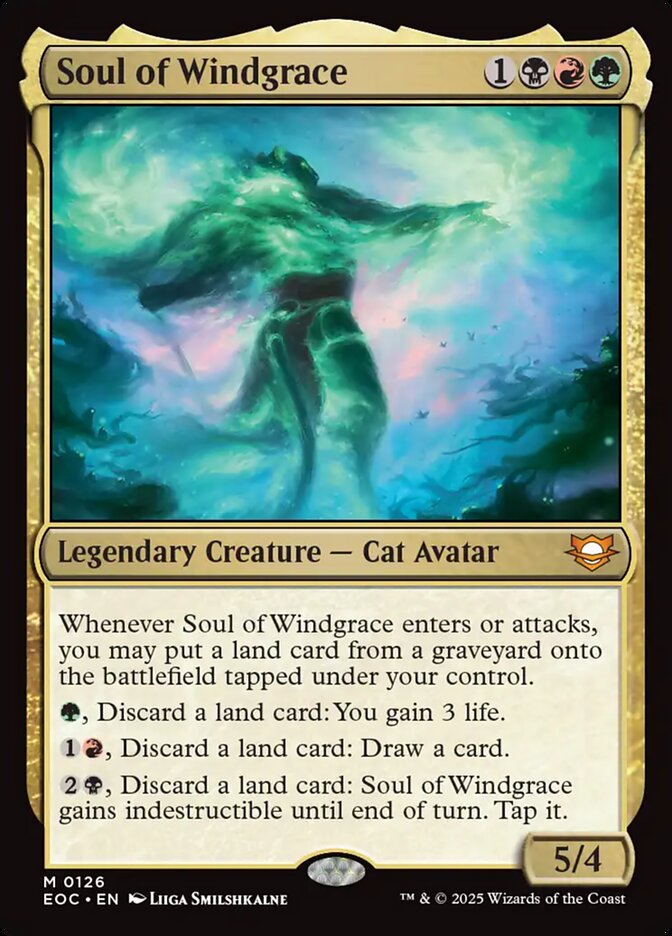 Soul of Windgrace, Edge Of Eternities Commander Card Art