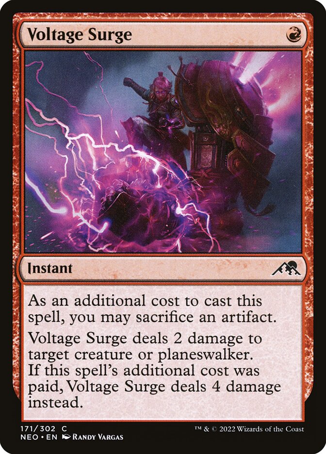 Voltage Surge, Kamigawa: Neon Dynasty Card Art