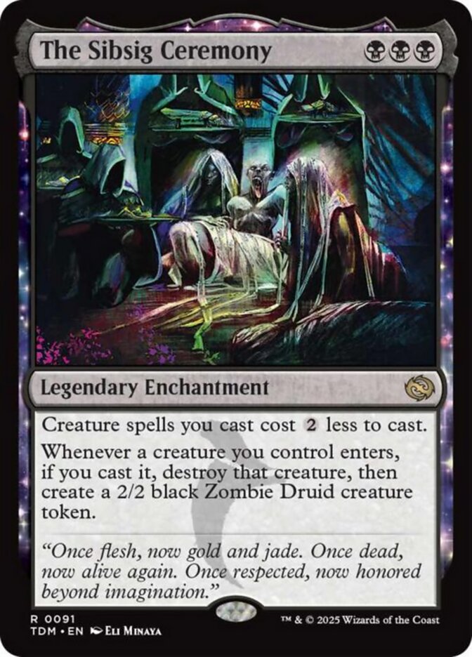 The Sibsig Ceremony, Tarkir: dragonstorm Card Art