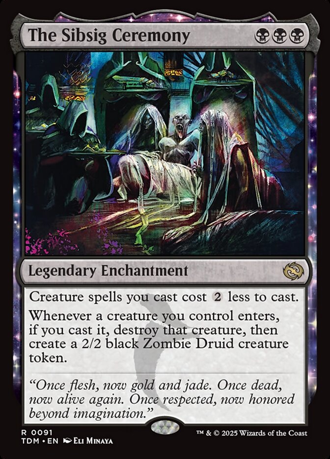 The Sibsig Ceremony, Tarkir: dragonstorm Card Art