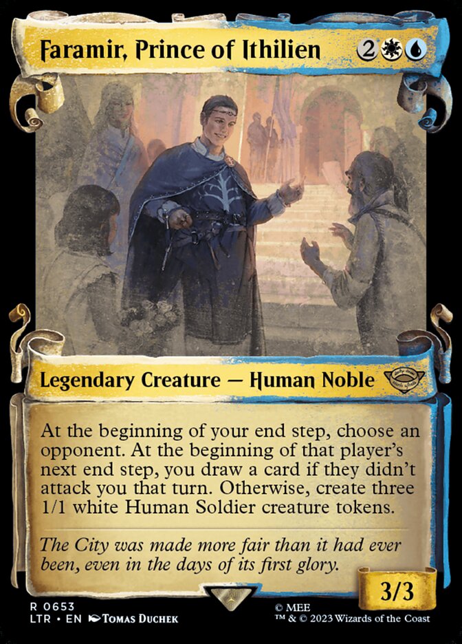 Faramir, Prince of Ithilien, The Lord Of The Rings: Tales Of Middle-Earth Card Art
