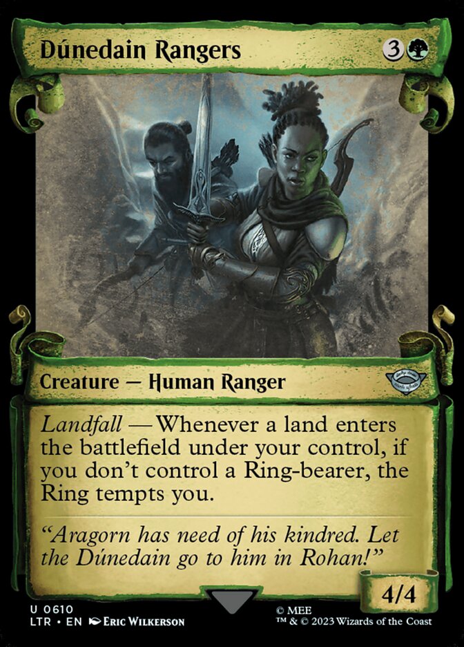 Dúnedain Rangers, The lord of the rings: tales of middle-earth Card Art