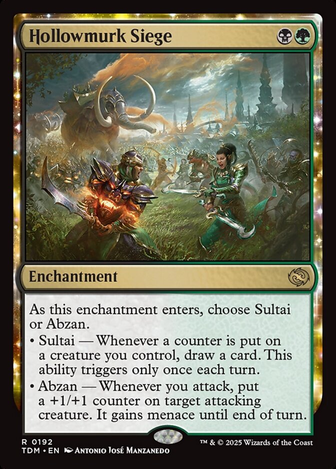 Hollowmurk Siege, Tarkir: dragonstorm Card Art