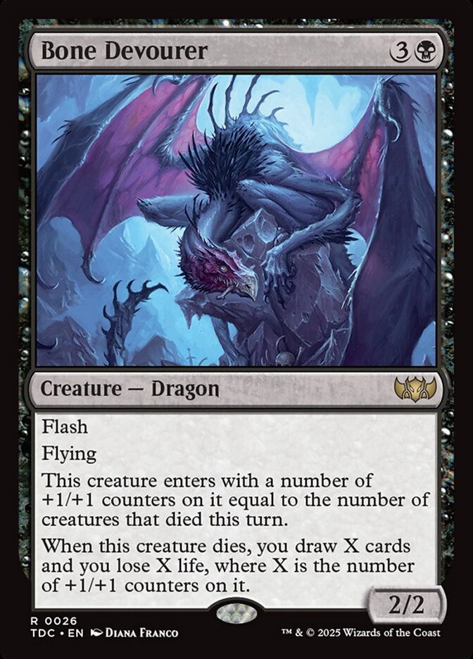 Bone Devourer, Tarkir: Dragonstorm Commander Card Art