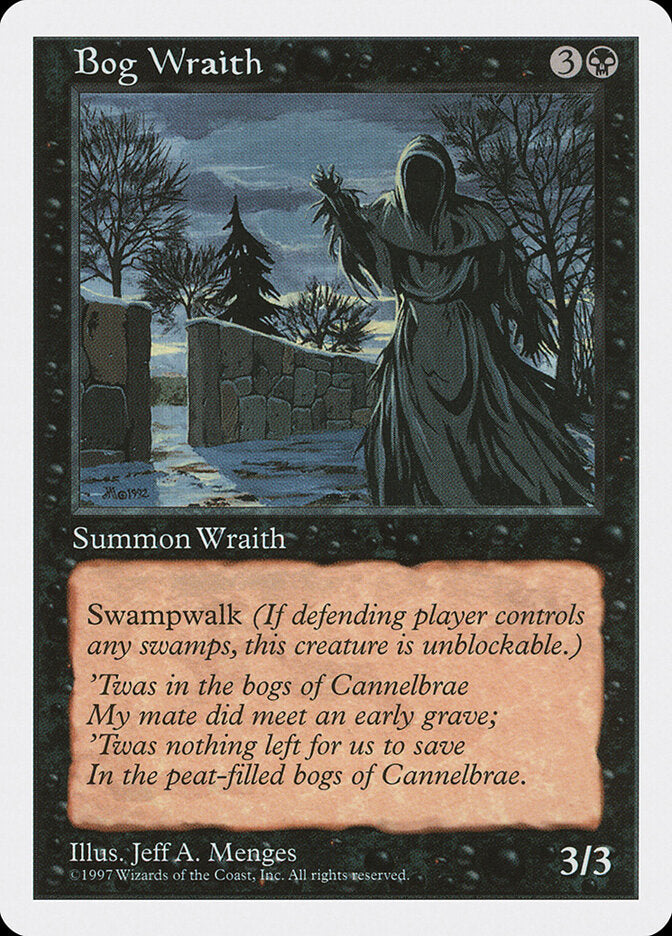 Bog Wraith, Fifth Edition Card Art