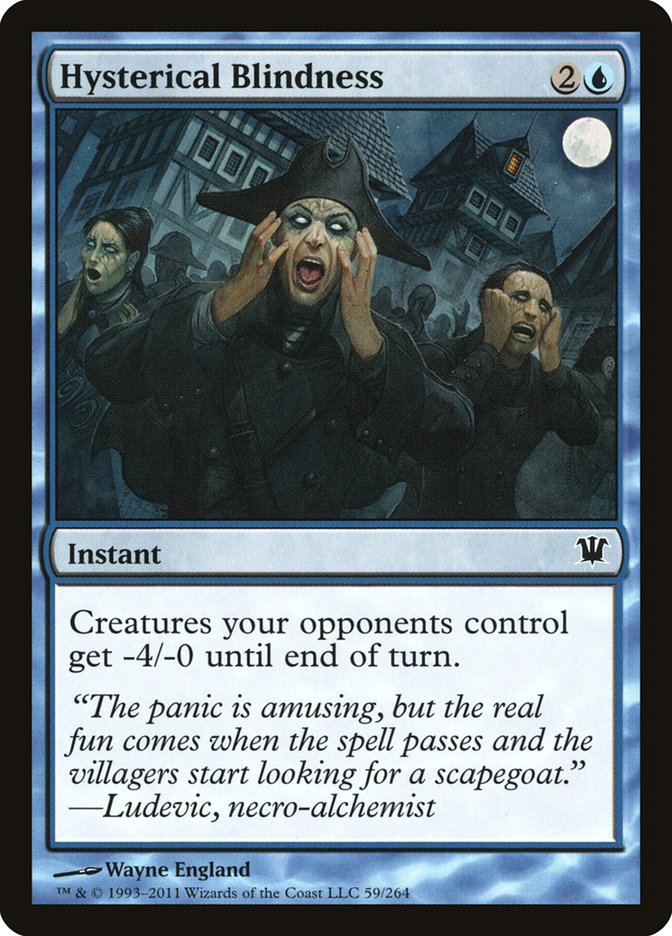 Hysterical Blindness, Innistrad Card Art