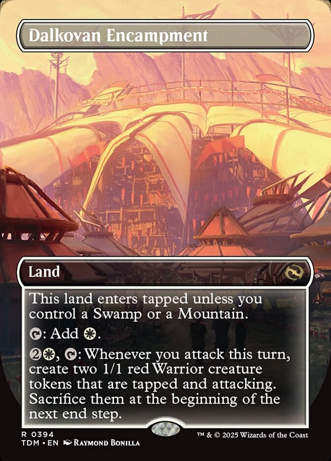 Dalkovan Encampment, Tarkir: dragonstorm Card Art