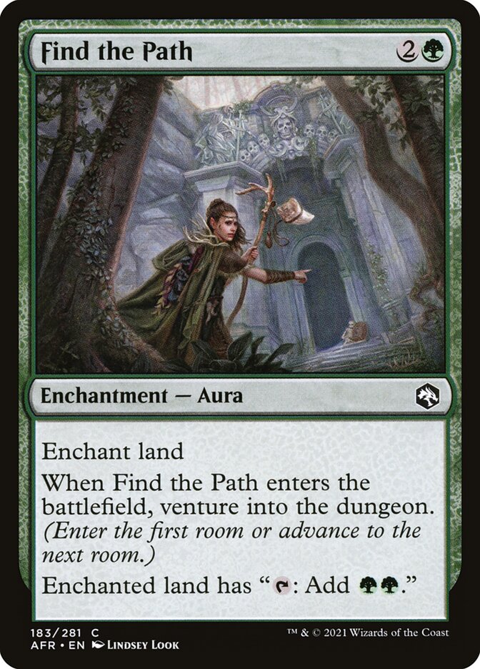 Find the Path, Adventures in the forgotten realms Card Art