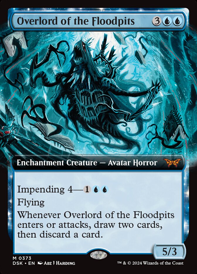 Overlord of the Floodpits, Duskmourn: House Of Horror Card Art