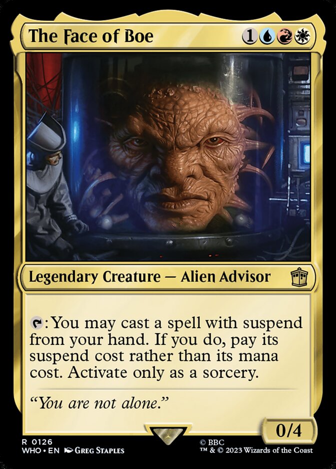The Face of Boe - Foil