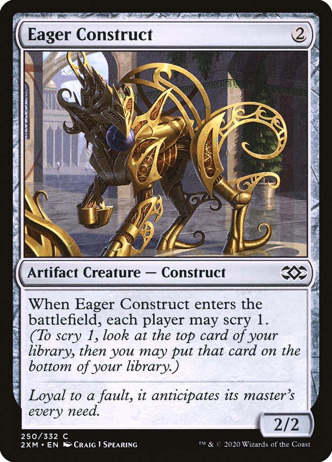 Eager Construct, Double masters Card Art