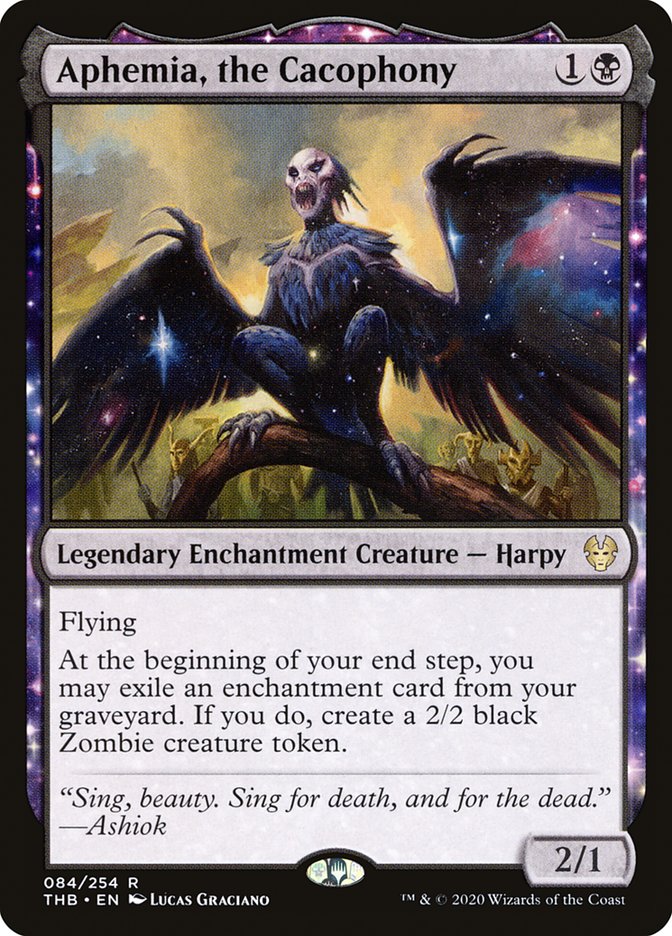 Aphemia, the Cacophony, Theros beyond death Card Art